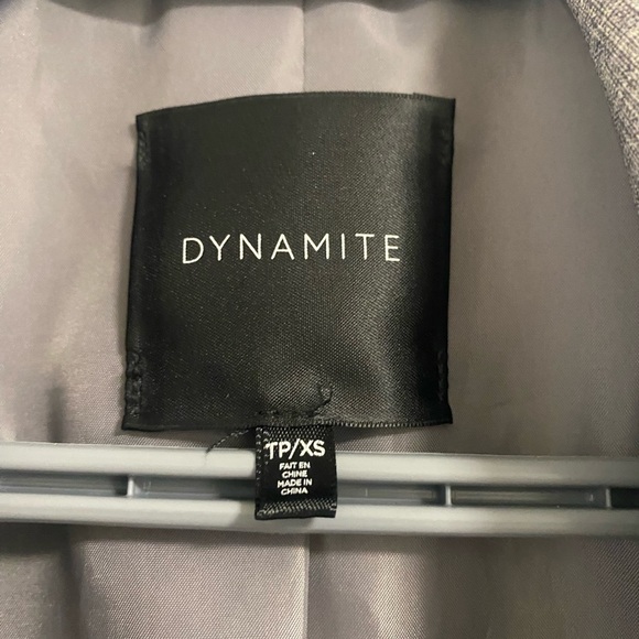 Grey Twill Blazer - Picture 3 of 3